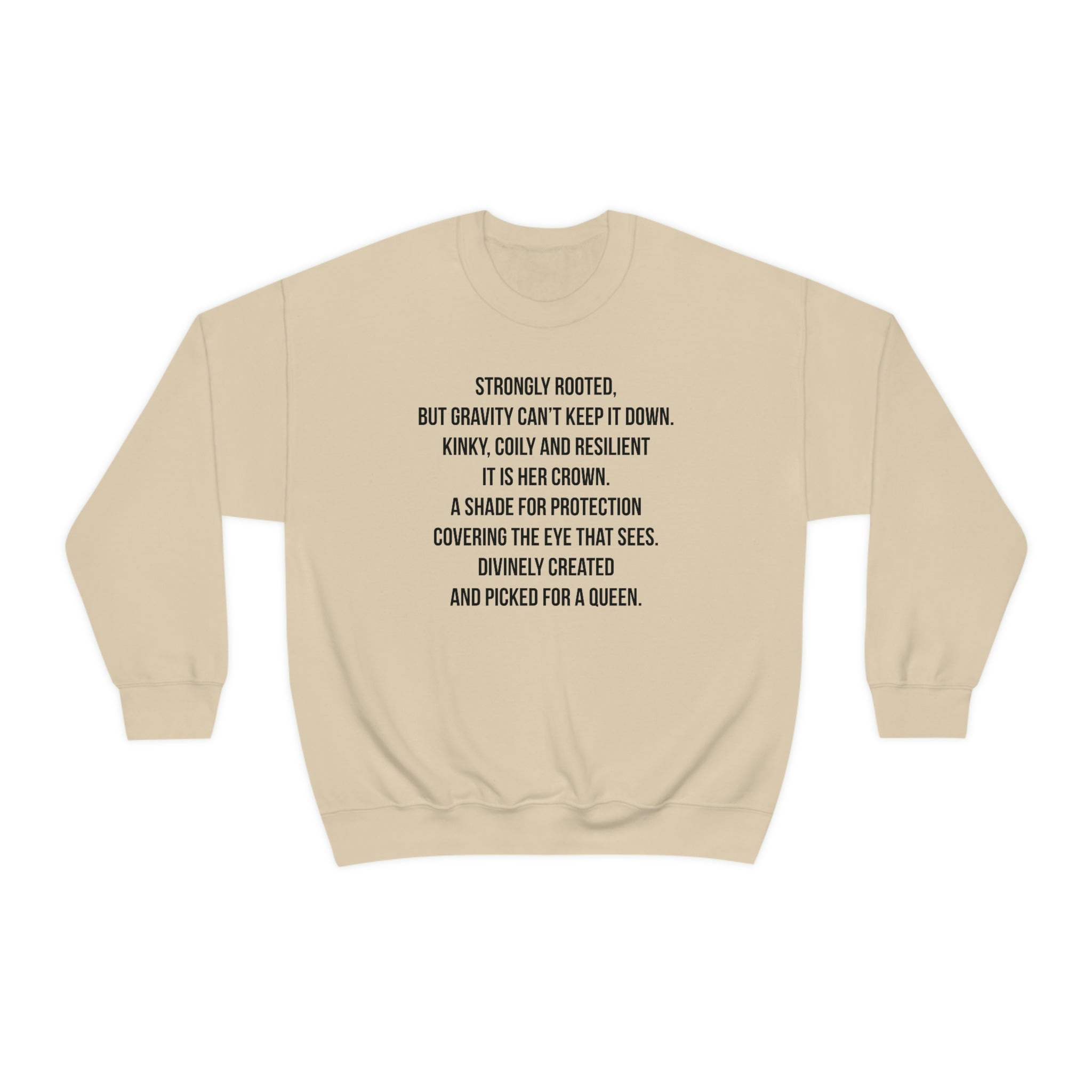 Queen's Poem Crewneck Sweatshirt