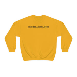 Credit Black Creators Crewneck Sweatshirt