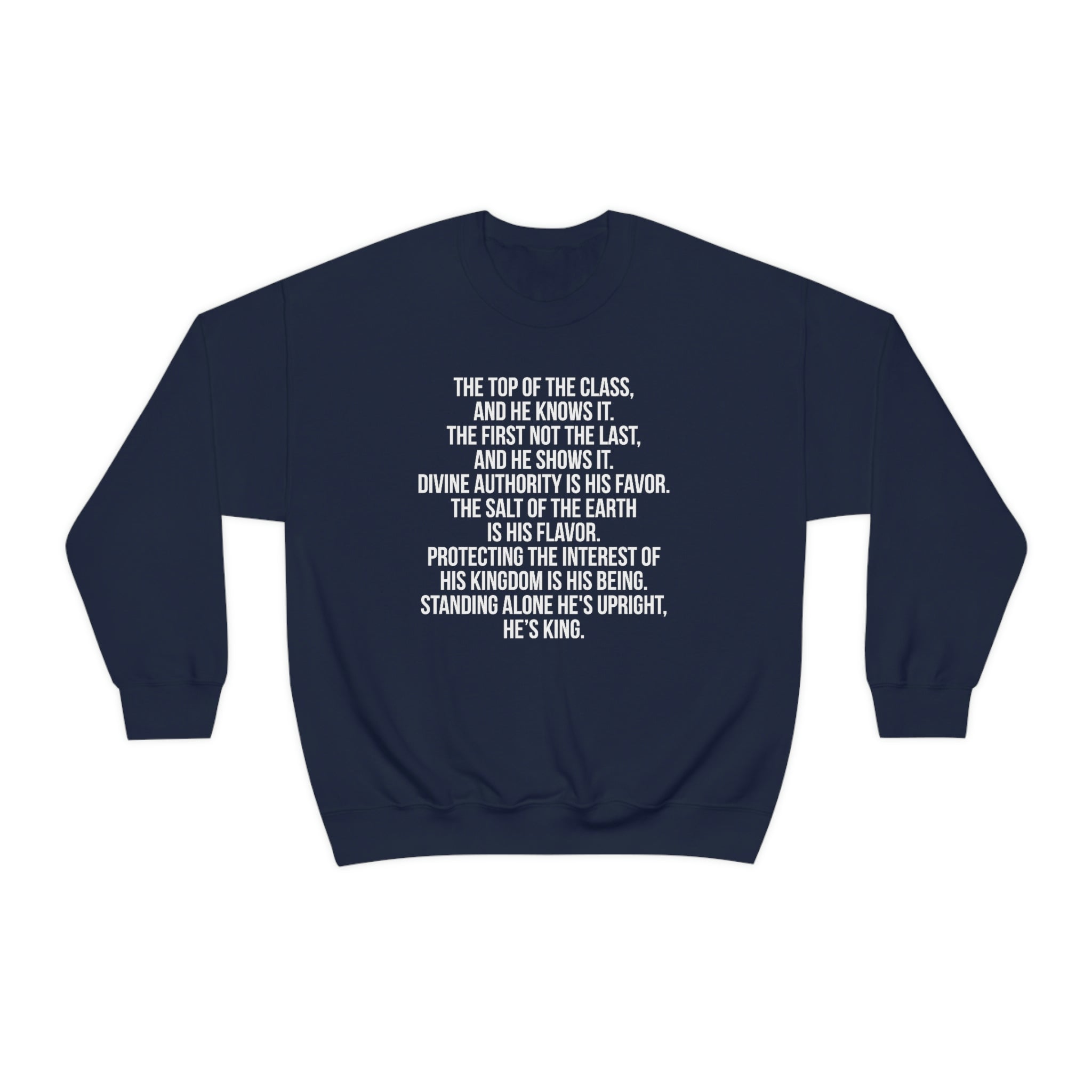 King's Poem Crewneck Sweatshirt