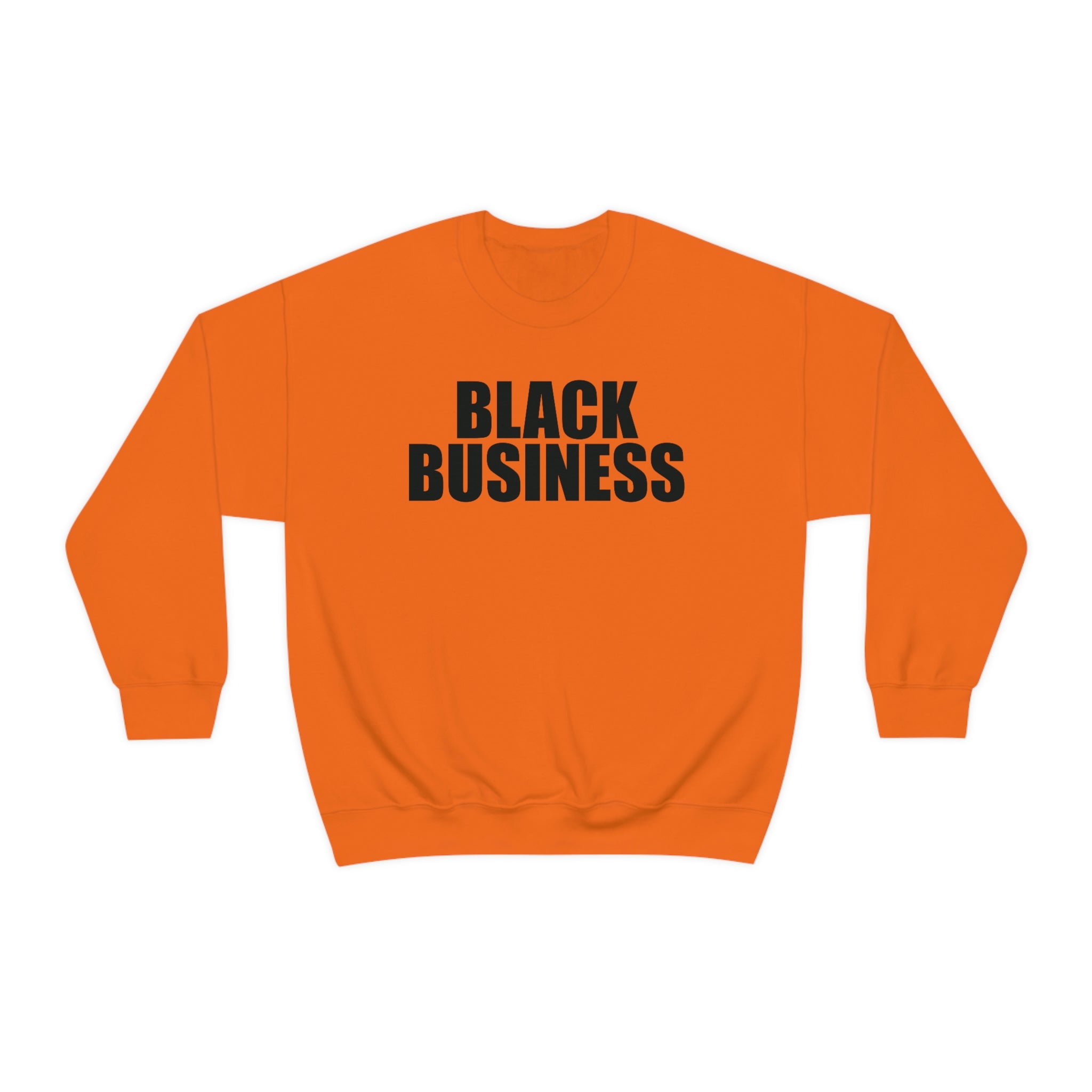 Black Business Crewneck Sweatshirt