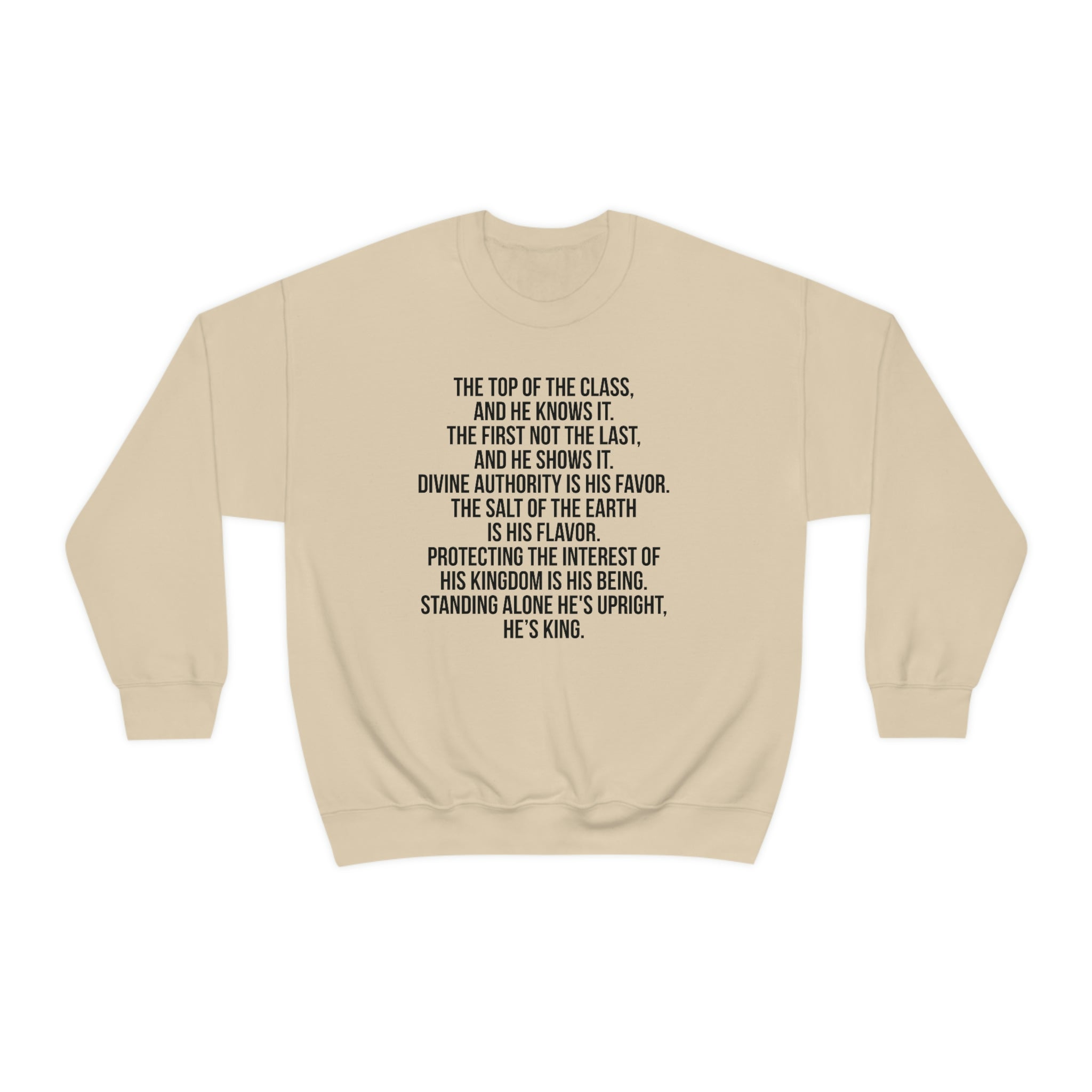 King's Poem Crewneck Sweatshirt