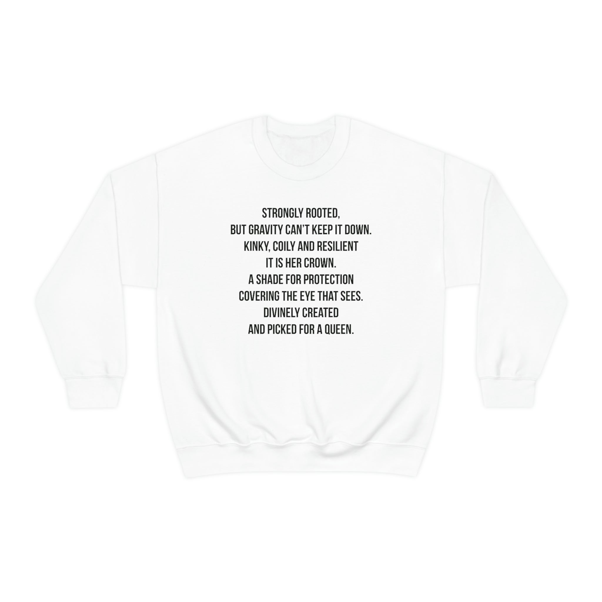 Queen's Poem Crewneck Sweatshirt