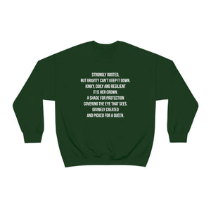 Queen's Poem Crewneck Sweatshirt