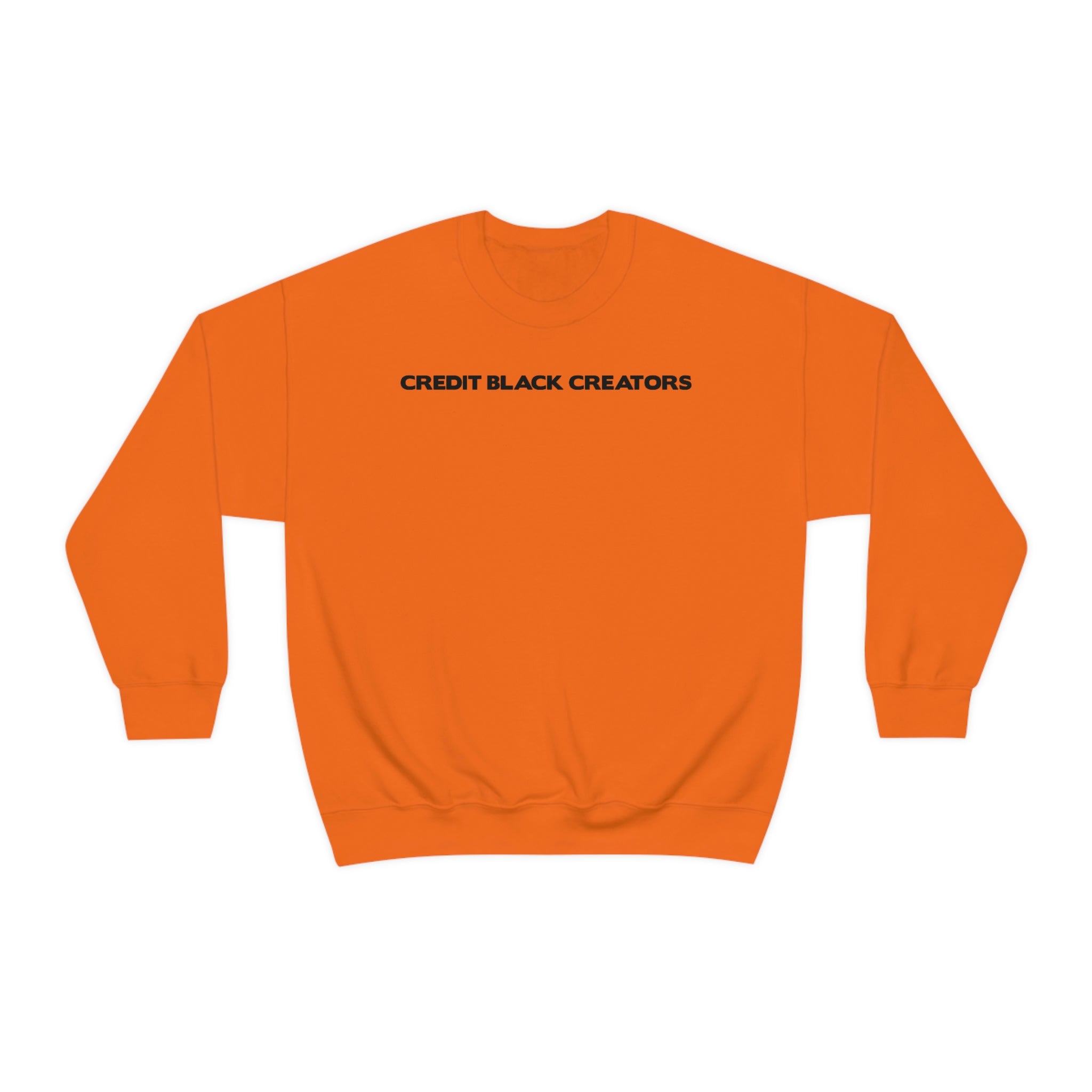 Credit Black Creators Crewneck Sweatshirt