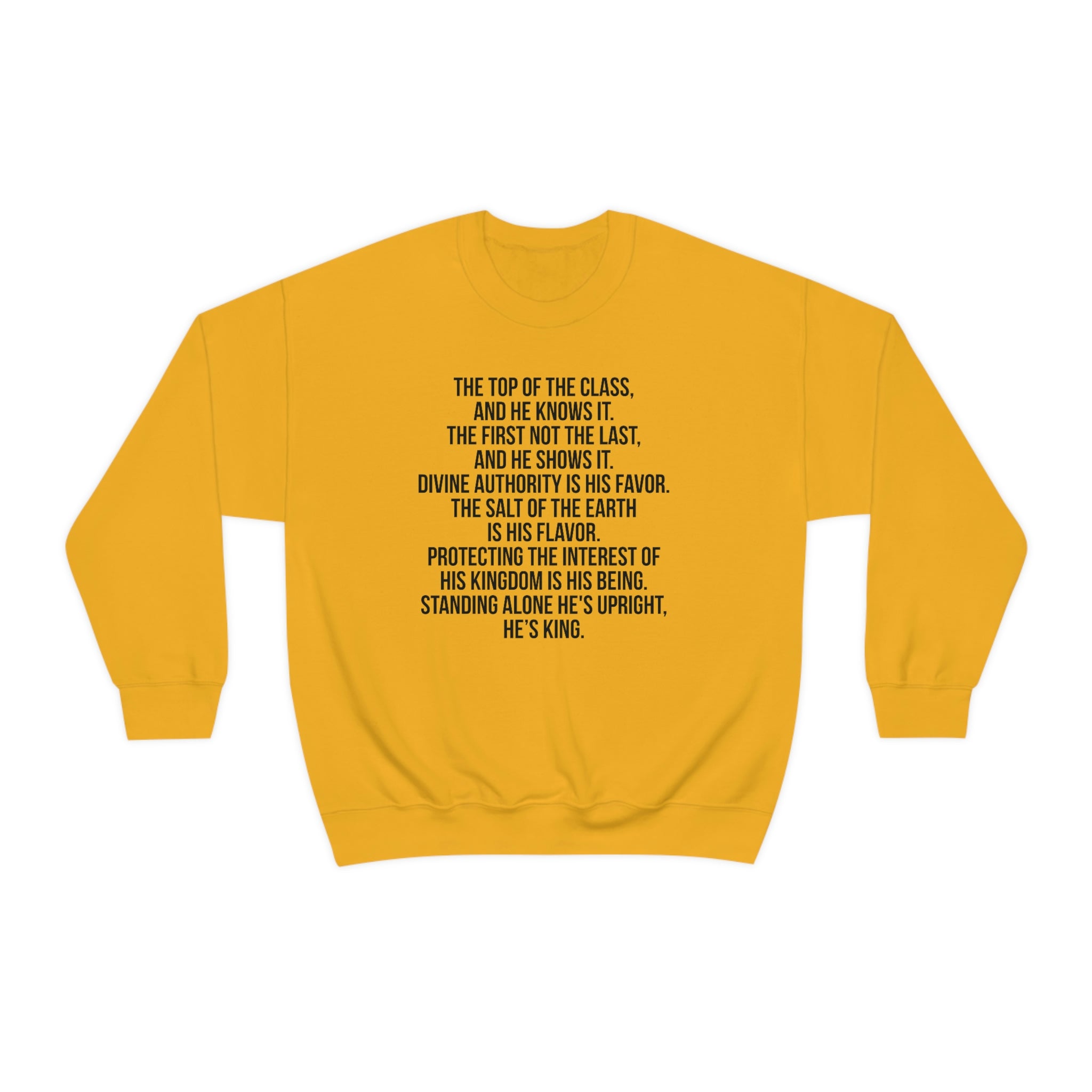 King's Poem Crewneck Sweatshirt